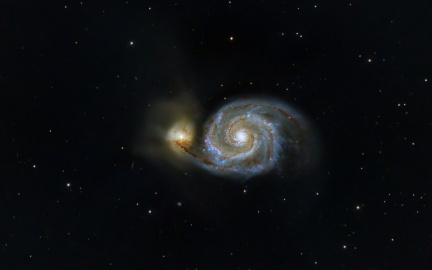 M 51 - Die Whirlpool-Galaxie